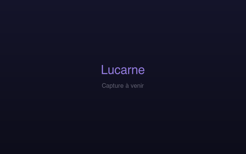 Lucarne — interface de régie et de projection vidéo